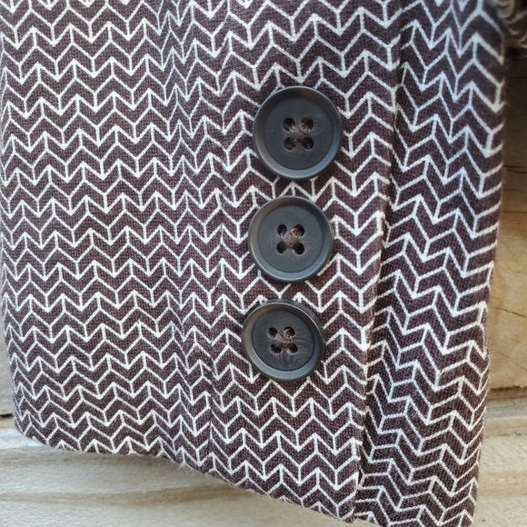 Cato Brown & White Blazer - Picture 7 of 12